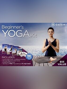 GAIAM Beginner's Yoga Kit-Includes everything stated on box BRAND NEW